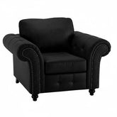 Oakland Tan Suede 1 Seater Sofa